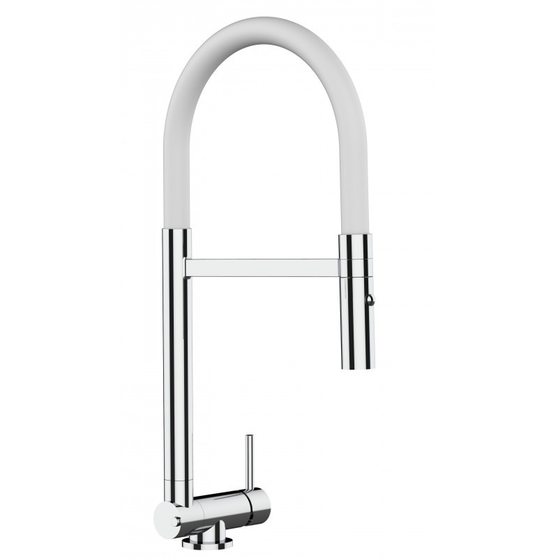 4 Way Kitchen Filter Tap, BOD, with 360° swivel spout and 2-jets removable  Spray, Chrome / Black - Viziotechnik