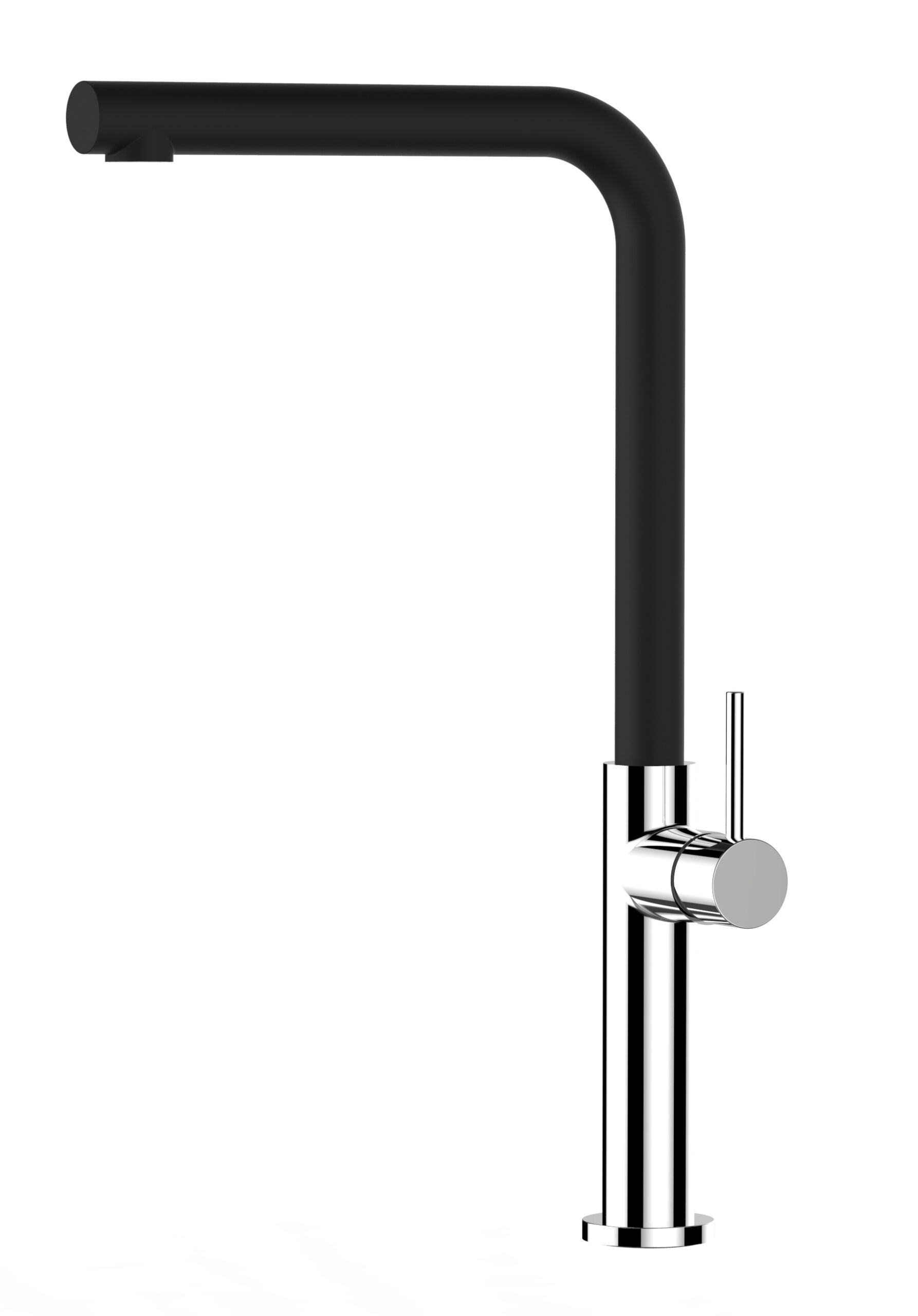 4 Way Kitchen Filter Tap, BOD, with 360° swivel spout and 2-jets removable  Spray, Chrome / Black - Viziotechnik